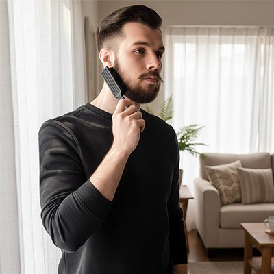 Brosse a barbe pour une barbe douce