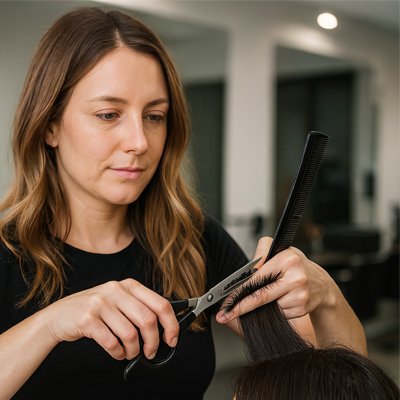 ciseaux coiffure rapide et efficace