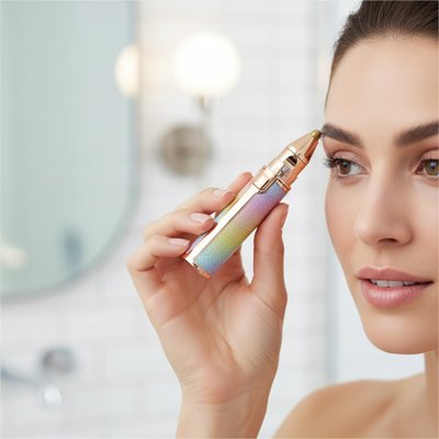 Épilateur visage precis pour sourcils et zones sensibles du visage