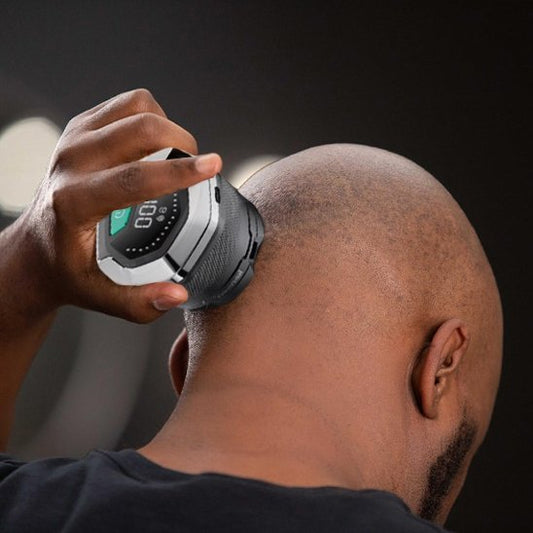 Rasoir electrique homme utilisation tete