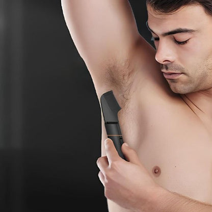 Tondeuse barbe adaptee au rasage du corps