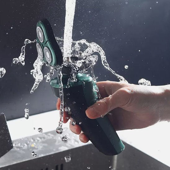 Tondeuse barbe etanche nettoyage sous eau