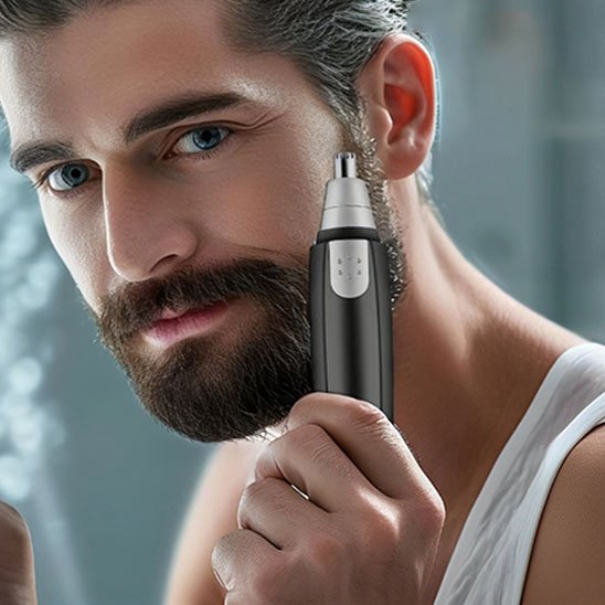tondeuse nez utilisation barbe et visage